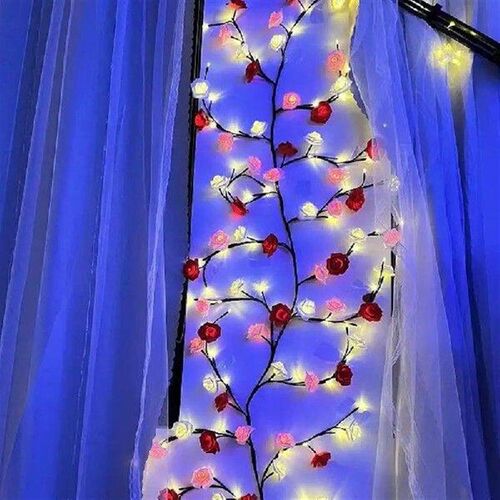 Roses Decor String Lights Safe String Lights Romantic Roses