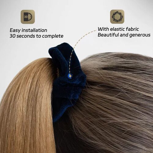 Wig tail Womens 2025 Natural Artificial Straight Hair Chemi