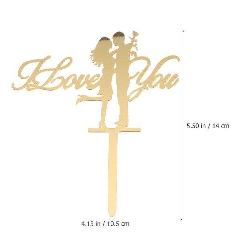10pcs Cupcake Toppers Valentine Cake Picks Party Baking - 实物图