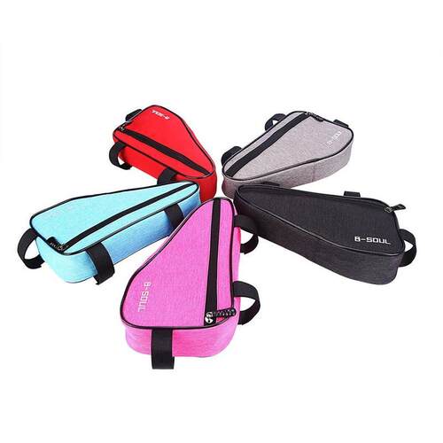 Bicycle riding front beam upper tube addle tool bag, large-c