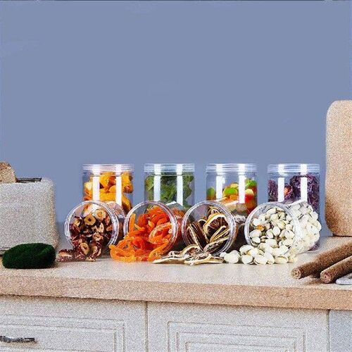 1PC Plastic Packing Bottle PET Clear Empty Seal Bottle