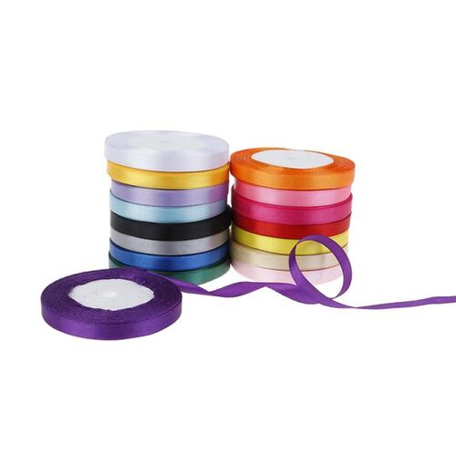 1Pcs 10mm Decorative Silk Satin Ribbons 适用于 Crafts Bow Ha