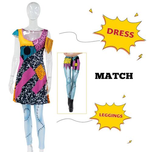 Halloween Costume for Women Sally Christmas Carnival