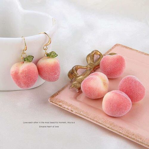 Girls Heart Sweet Beauty Simple Simulation Peach Cute Foam