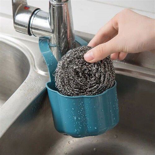 Kitchen Sink Drain Rack Hanging Soap Sponge Holder Shelf