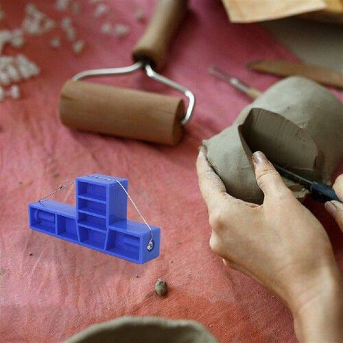 Clay Bevel Blue Pottery Angle Cutter Plastic Pottery