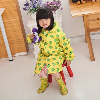 Children Raincoat Kids for Girls Boys Cute Waterproof Child