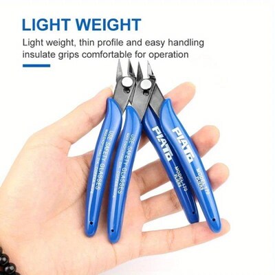 1pc High Manganese Steel Diagonal Pliers, Electrical Wire Ca