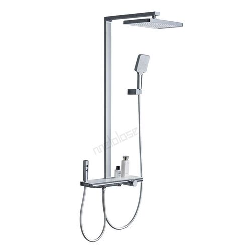Bathroom New Storage Shower Shower Set Tempered Glass Intell