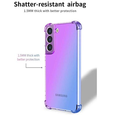Gradient Airbag Shockproof TPU Case for  Galaxy S24 S23 FE S