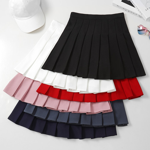 Womens Skirt Pleated Korean Style Summer Woman  Fashion