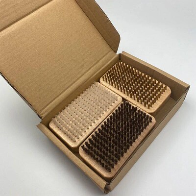 3pcs/set Outdoor Snowboard Care Tool Snow Wax Brush Ski Brus