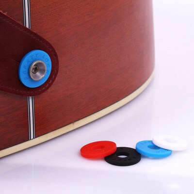4pcs Guitar Strap Lock Guitar Parts & Accessories Electric W