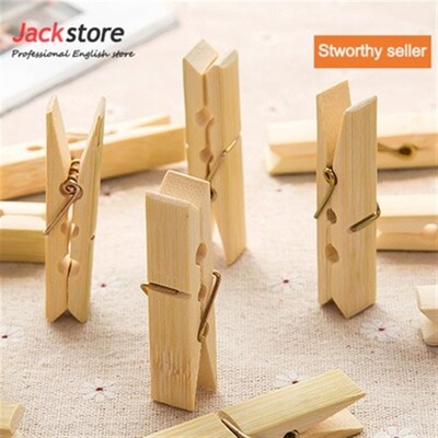cleaning tools wood sealing clip bamboo laundry clips multif