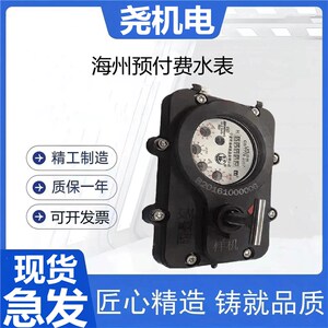 宁波海州自控定量预付费水表钥匙包开农水改造定额调数DN15