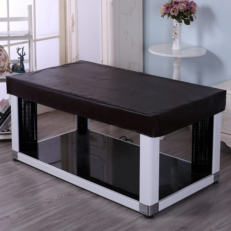 PU电炉茶几桌面防水皮罩防油防尘罩烤火被烤火架罩取暖器桌子皮套