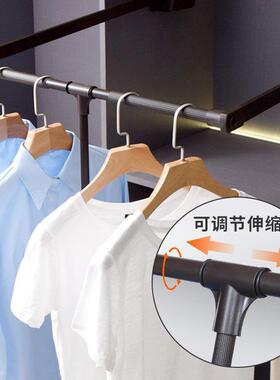 下拉式伸缩款柜衣架高位SC370衣升降衣架加双缓冲静音挂衣杆厚挂