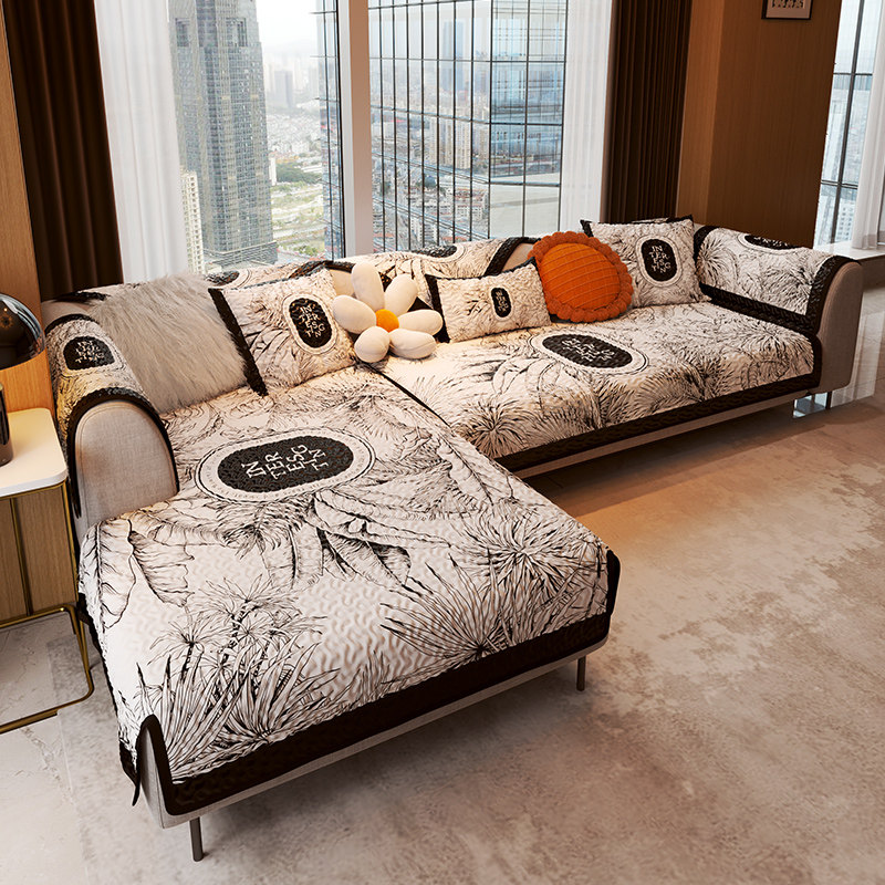敏顺法式沙发垫四季通用202新款贵妃沙发罩素描防滑沙发坐垫子,居家布艺,沙发垫,淘宝优惠券,粉丝福利购,淘宝优惠卷