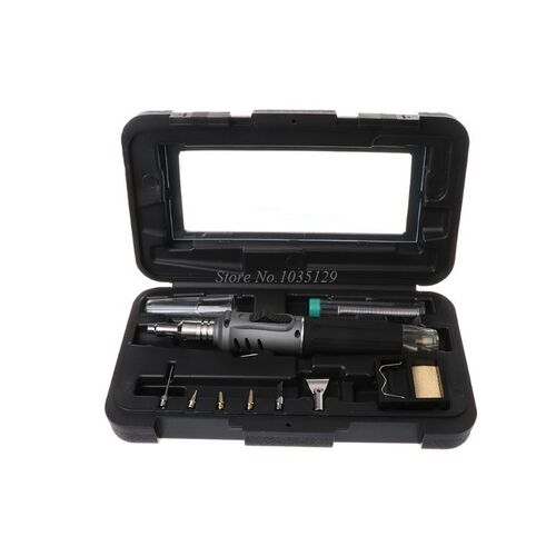 /10-In-1 Gas Soldering Iron Case Set Multifunction HS-1115K