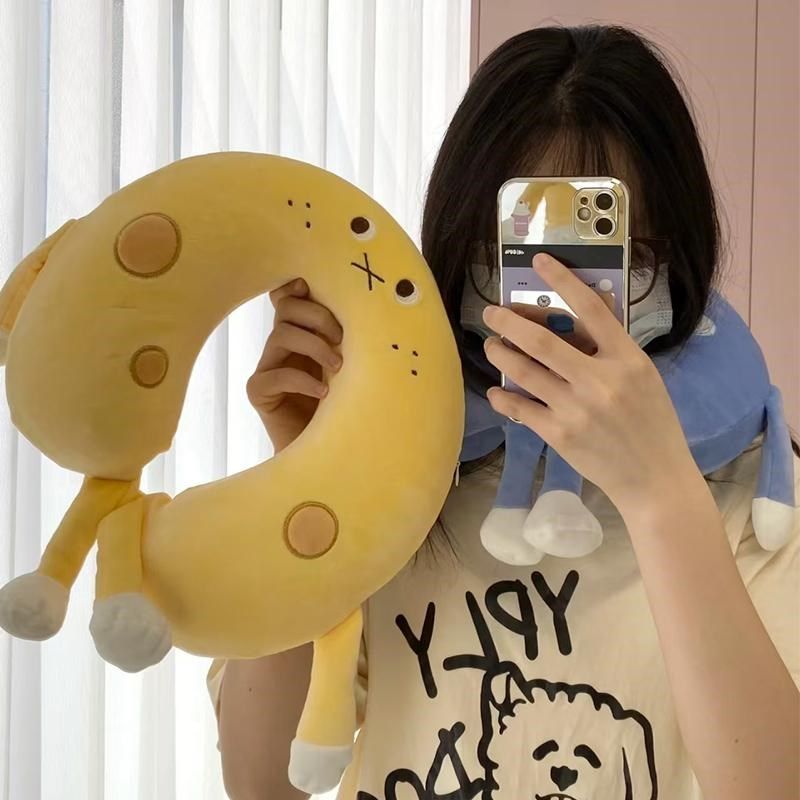 护脖子靠枕记忆棉u型枕卡通儿童旅行坐车办公室午睡枕头飞机u形枕,床上用品,U型枕/便携枕,淘宝优惠券,粉丝福利购,淘宝优惠卷