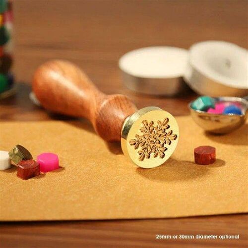 DIY Carving Wood Handle Antique Blank Wax Seal Stamp