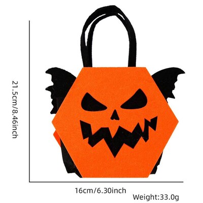 Halloween Non-Woven Fabric Candy Bags Pumpkins Owl Felt Cand
