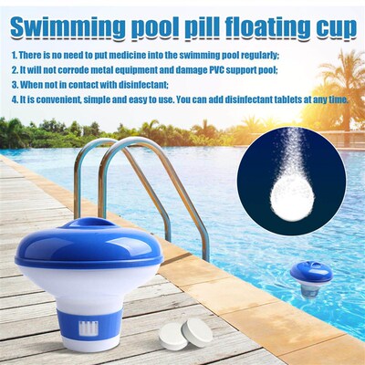 Pool Chemical Dispenser Floating Tablet Dispenser Automatic