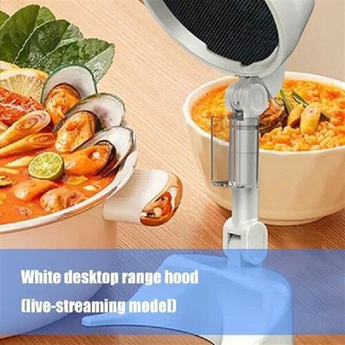 U0DE Portable Desktop Hood Exhaust Fan for Indoor BBQ and