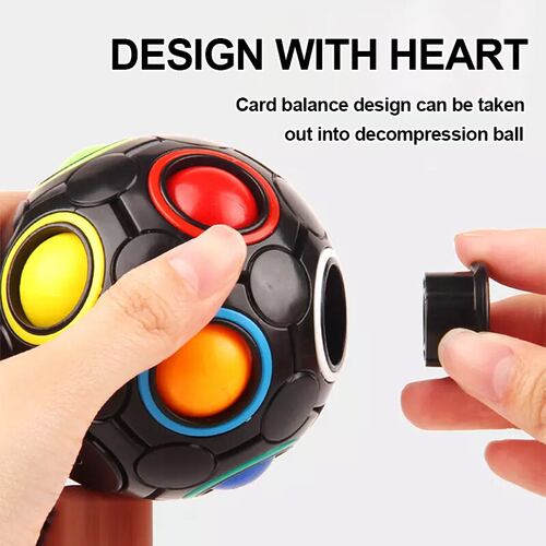 New Rainbow Magic Ball Fidget Spinning Top Fidget Toys Game