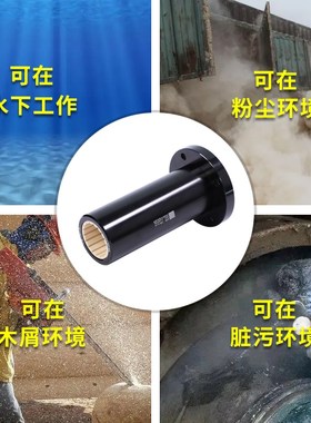力骉圆法兰直线轴承加长型铝塑滑动轴LM101 20 30 L替易格斯