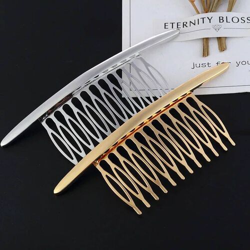 Shuangshuo Hair Side Combs French Hair Comb Straight Teeth H