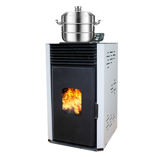 生物质颗粒取暖炉采暖炉家用商用风暖水暖环保无烟室内全自动智能