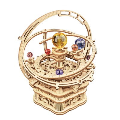 Robotime Rokr Music Box Starry Night 3D Wooden Puzzle Game A