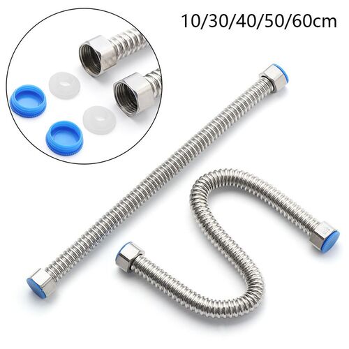 G1/2 Stainless Steel Corrugated Pipe Supply Hose Home Thi