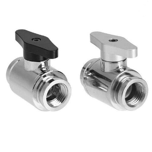 G1/4 Vent Valve Brass Chrome Inner Teeth Water Ball Valve