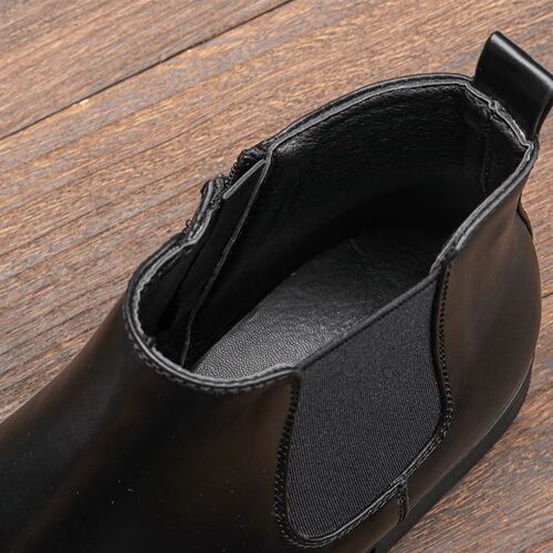 Size 7~13 Men Chelsea Boots Italian Style Ankle Boots soft l