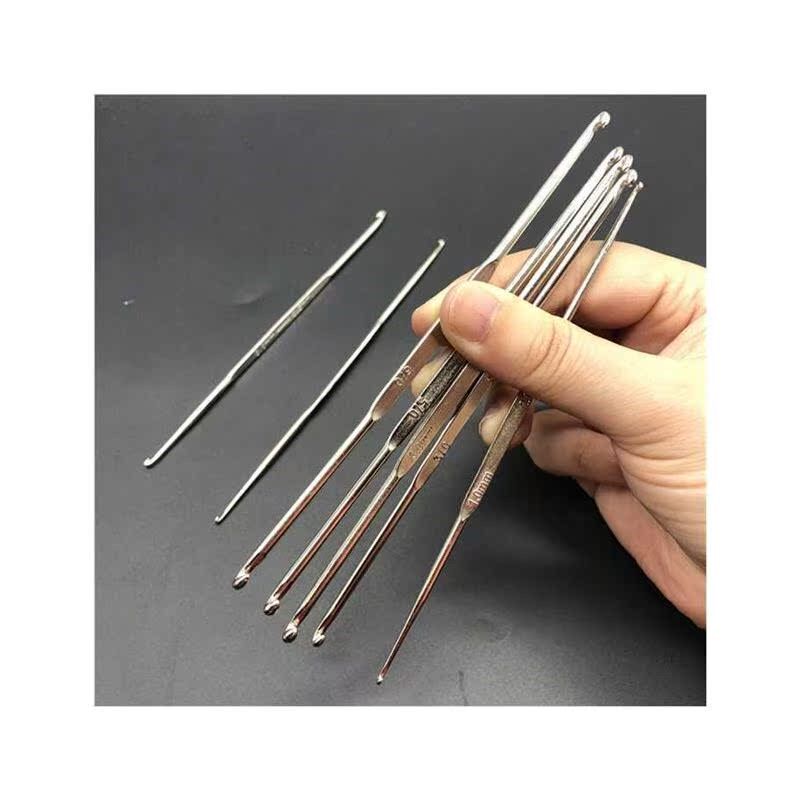 双头钩针DIY手工编织工具毛线衫小勾针家用金属毛衣针钩鞋针套装