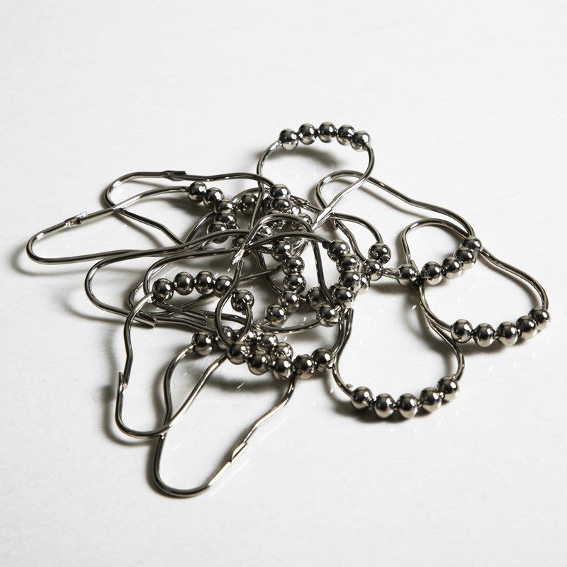 揽梦滚珠环浴帘挂钩浴帘配件五珠葫芦型挂钩窗帘挂环金属挂钩,家庭/个人清洁工具,浴帘配件,淘宝优惠券,粉丝福利购,淘宝优惠卷