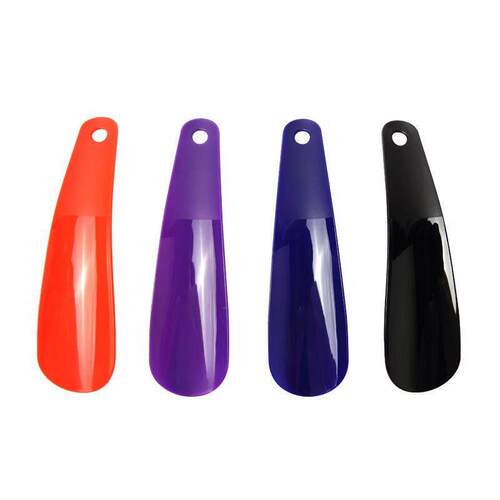 Wholesale plastic small shoe horn, travel-friendly shoe pull