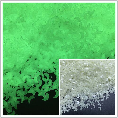 1000pcs/Lot 3mm Luminous Moon Stars For DIY Supplies Nails A