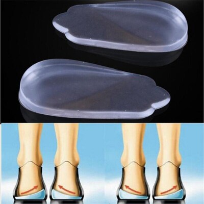 2PCS Silicone Insoles Orthotics X/O-type Legs Corrector Gel
