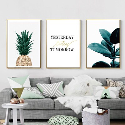 Nordic Style Ins Simple Sofa Background Wall Decorative Pain