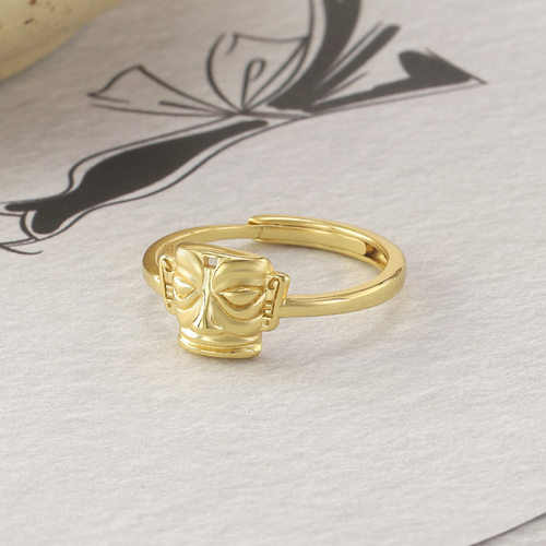 Newly Arrived Ethnic Artist Women Ring Human Face Abstract G