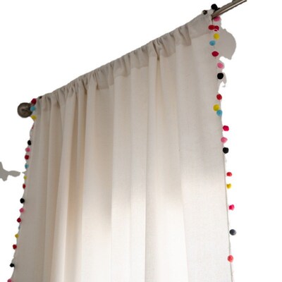 Le Xuan Show Nordic Simple Curtain Finished Bedroom Hook Cur