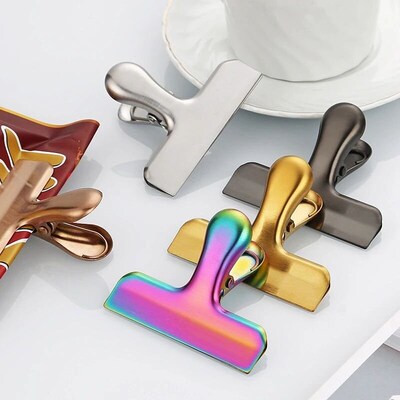 Stainless Steel Sealing Clip Food Snack Sealing Pocket Clip