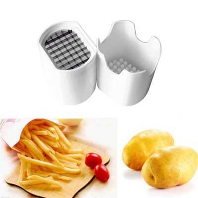 Potato Chips Cutting Box Press Cutter Cup Plastic Slicer Cho