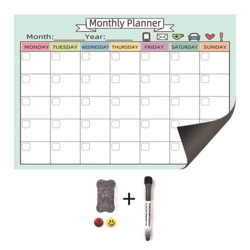 Magnetic Whiteboard Fridge Magnet Stickers Dry Erase Planner