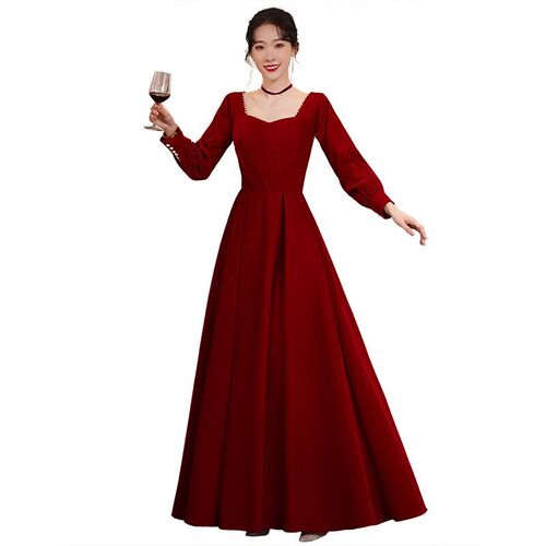 Toast Dress Brides New Summer Small Wedding Engagement Back