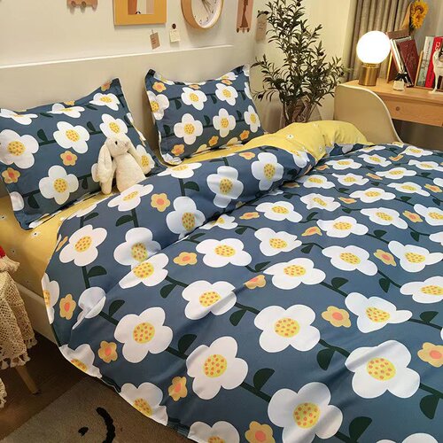 Korean style broken flower Bedding Set Duvet Cover Set 200x2