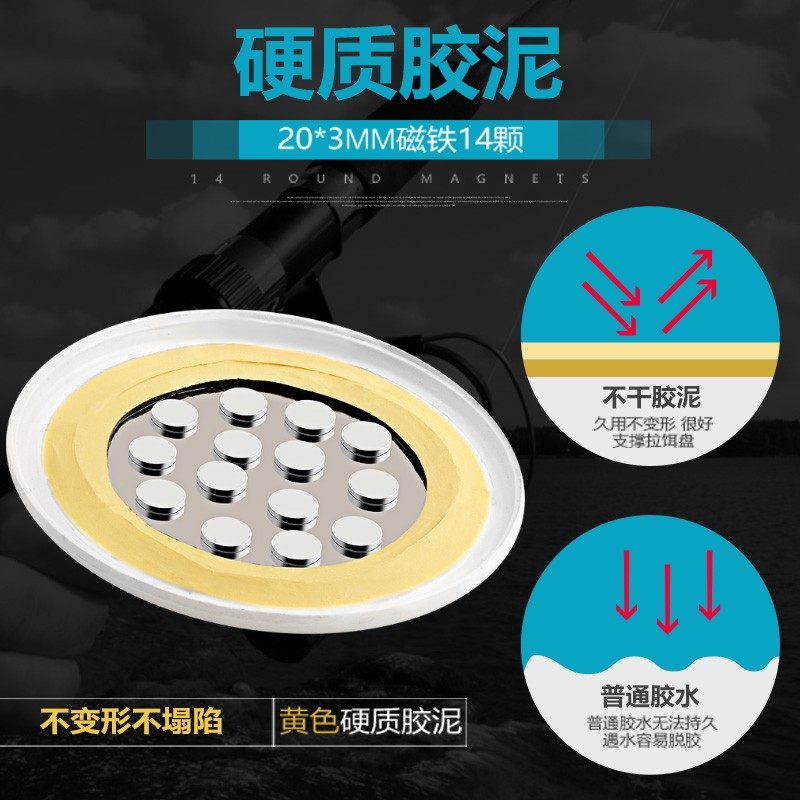 米卡诺 拉饵盘强磁拉饵盆全磁拉饵盘竞技不沾饵饵料盘鱼饵盒钓鱼,户外/登山/野营/旅行用品,其他垂钓用品,淘宝优惠券,粉丝福利购,淘宝优惠卷